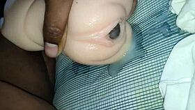 Gay Man Inserts Cock Into Tight Doll Hole