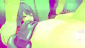 zeneless anime sluts receive creampies in hentai video