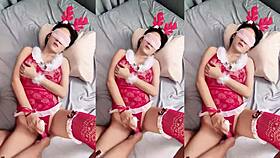 curious about seeing my big chinese boobs in homemade action?