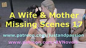 Blonde wife and stepmother in missing scenes seventeen of the game