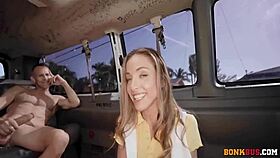 Teen Alexis James Rides Bus With Narrow Ass