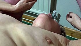 Watch My Wife Get Deep Throated By Her Fuck Buddy!