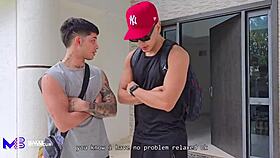 שלישייה חרמנה מזדיינת בחוף עם הבן דוד החורג שלי והחברה שלו. מקס בטנקור, טטיאנה אלוורז ודנר מנדז מחממים!