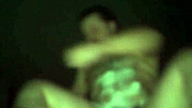 A Russian gay man enjoys a snowy bath, playfully inserting snow into his big ass.