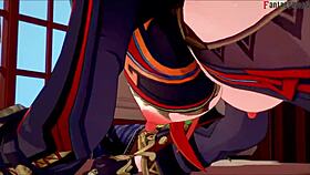 Mavuika engages in detailed sex with Jean in the Genshin Impact office fantasy.