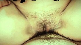 Nineteen-year-old boy fucks stepmother hard, quenching her heat with real amateur sex