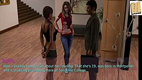 a wife and stepmother playing a game