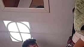 crazy doggystyle action with big tits on the sofa