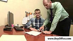 Watch This Office Twink Suck That Huge Cock!