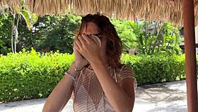 youtube show features strip game beer pong backstage