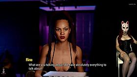 anime girl strips nipples in outdoor game 😏