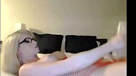 Sexy Shemale Drenches Herself in Her Own Hot Cum