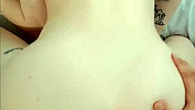 Horny redhead RIDING BIG COCK on phone