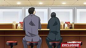 What’s with this perv stepdad groping his stepdaughter in uncensored hentai?