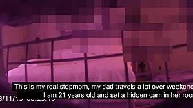 i'm spying on my real stepmom having multiple orgasms on hidden cam