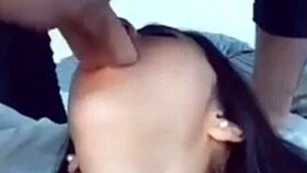 Colombian Cocksucker Takes Deep Throat Cum