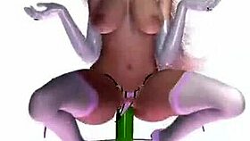 Princess Peach Rides Dildo Wildly 😍