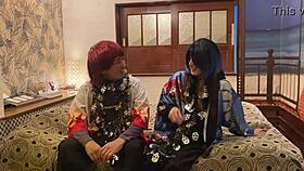 yo, why’s this japanese wife in costume deepthroating on halloween night?