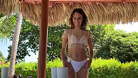 youtube show features strip game beer pong backstage