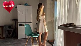 Seducing Neighbor with Public Masturbation and Orgasms