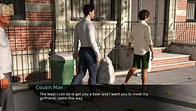 nursing back to pleasure in a cute outfit during a game