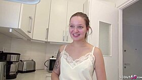 german scout mia the skinny teen gets anal fucked outdoors with big cock