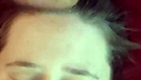 i watched the amateur get her face covered in cum