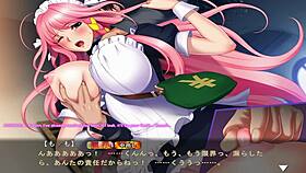 Maid fucks virgin in boin game