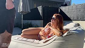 Hey, fucking my boss's daughter by the pool sounds wild