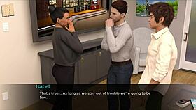 nursing back to pleasure in a cute outfit during a game