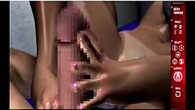 Sexy trainer Shoko Sugimoto uses her feet on a monster cock in episode ten