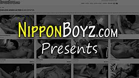 feeling the passion as the skinny japanese twink jerks his cock to cum