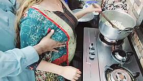 indian wife cooking while her ass gets drilled hard