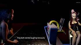 anime girl strips nipples in outdoor game 😏