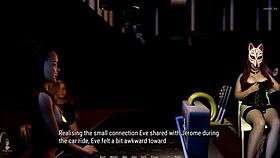 anime girl strips nipples in outdoor game 😏