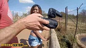 Safari with amateur african girl i met, then home 😊