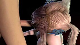 3d blonde babe encounters huge stranger for wild lesbian sex