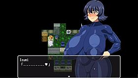 shipwrecked spaceship todoroki joi blowjob and facial in hentai game