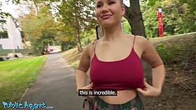 Public Agent - Hot New Blonde With Amazing Natural Tits Removes Condom To Fuck Raw In Blowjob, Ass, Cowgirl, Big Cock, Cock, Hentai, Tits