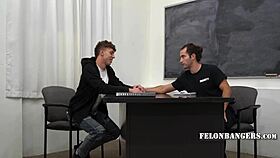 Caught Stealing But Seduced Horny Security Guard For A Way Out