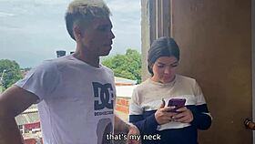 This college girl pays rent with her huge ass.