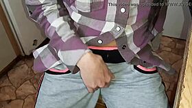 Students Masturbate to Intense Orgasms in Kitchen