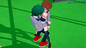 Ochako Uraraka Izuku Midoriya Intense Sex My Hero Academia Hentai