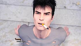 Being a dik chick route explores big tits and ass in 3d hentai game