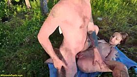 I stretched her small ass in the sunset