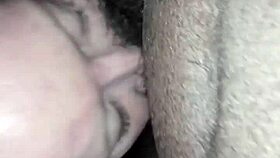 Ann sucking black dick intensely