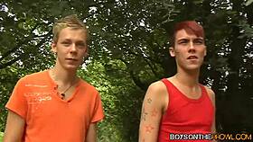 mark lloyd sucking cocks outdoor with friends in that group action