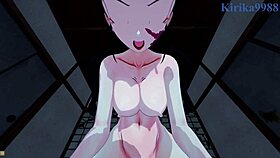 Nezuko and Daki have intense sex