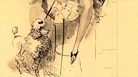 Vintage erotic drawings from antique times