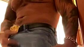 My Big Black Cock Is Horny And Dominates You, Pornstar Gay Latino Big Muscle Man Viktor Rom